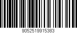 Código de barras (EAN, GTIN, SKU, ISBN): '9052519915383'