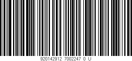 Código de barras (EAN, GTIN, SKU, ISBN): '920142912_7002247_0_U'