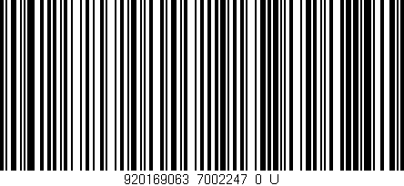 Código de barras (EAN, GTIN, SKU, ISBN): '920169063_7002247_0_U'