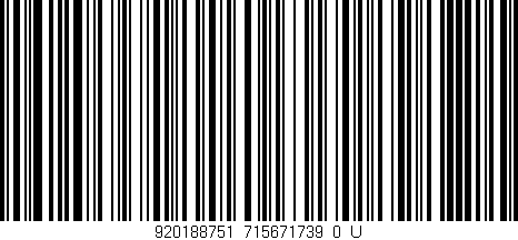 Código de barras (EAN, GTIN, SKU, ISBN): '920188751_715671739_0_U'