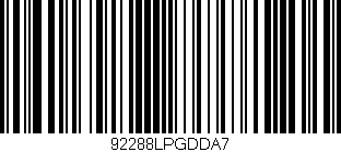 Código de barras (EAN, GTIN, SKU, ISBN): '92288LPGDDA7'