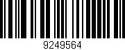 Código de barras (EAN, GTIN, SKU, ISBN): '9249564'
