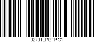 Código de barras (EAN, GTIN, SKU, ISBN): '92701LPGTRC1'