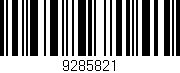 Código de barras (EAN, GTIN, SKU, ISBN): '9285821'
