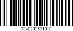 Código de barras (EAN, GTIN, SKU, ISBN): '9348282581918'