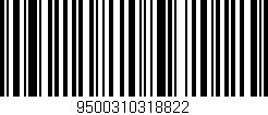 Código de barras (EAN, GTIN, SKU, ISBN): '9500310318822'