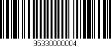 Código de barras (EAN, GTIN, SKU, ISBN): '95330000004'