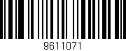 Código de barras (EAN, GTIN, SKU, ISBN): '9611071'