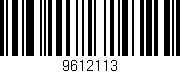 Código de barras (EAN, GTIN, SKU, ISBN): '9612113'