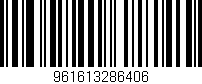 Código de barras (EAN, GTIN, SKU, ISBN): '961613286406'