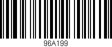 Código de barras (EAN, GTIN, SKU, ISBN): '96A199'