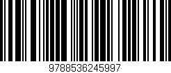 Código de barras (EAN, GTIN, SKU, ISBN): '9788536245997'