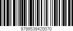 Código de barras (EAN, GTIN, SKU, ISBN): '9788539420070'