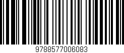 Código de barras (EAN, GTIN, SKU, ISBN): '9788577006083'