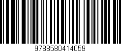 Código de barras (EAN, GTIN, SKU, ISBN): '9788580414059'