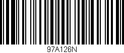 Código de barras (EAN, GTIN, SKU, ISBN): '97A126N'