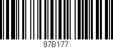 Código de barras (EAN, GTIN, SKU, ISBN): '97B177'