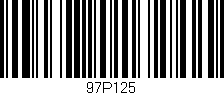 Código de barras (EAN, GTIN, SKU, ISBN): '97P125'