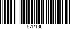 Código de barras (EAN, GTIN, SKU, ISBN): '97P130'