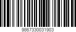 Código de barras (EAN, GTIN, SKU, ISBN): '9867330031903'