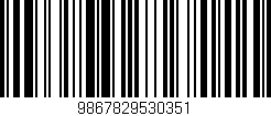 Código de barras (EAN, GTIN, SKU, ISBN): '9867829530351'