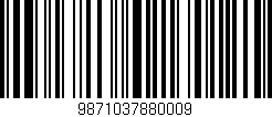 Código de barras (EAN, GTIN, SKU, ISBN): '9871037880009'