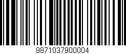 Código de barras (EAN, GTIN, SKU, ISBN): '9871037900004'