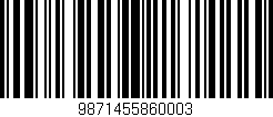 Código de barras (EAN, GTIN, SKU, ISBN): '9871455860003'