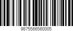 Código de barras (EAN, GTIN, SKU, ISBN): '9875566560005'