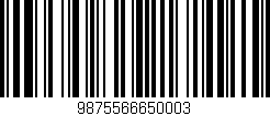 Código de barras (EAN, GTIN, SKU, ISBN): '9875566650003'