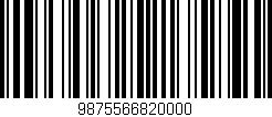 Código de barras (EAN, GTIN, SKU, ISBN): '9875566820000'