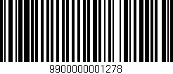 Código de barras (EAN, GTIN, SKU, ISBN): '9900000001278'