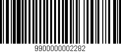 Código de barras (EAN, GTIN, SKU, ISBN): '9900000002282'