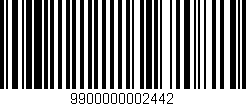 Código de barras (EAN, GTIN, SKU, ISBN): '9900000002442'