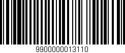 Código de barras (EAN, GTIN, SKU, ISBN): '9900000013110'