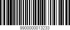 Código de barras (EAN, GTIN, SKU, ISBN): '9900000013233'
