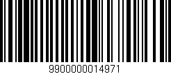 Código de barras (EAN, GTIN, SKU, ISBN): '9900000014971'