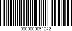 Código de barras (EAN, GTIN, SKU, ISBN): '9900000051242'