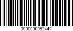 Código de barras (EAN, GTIN, SKU, ISBN): '9900000052447'
