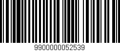 Código de barras (EAN, GTIN, SKU, ISBN): '9900000052539'