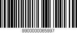 Código de barras (EAN, GTIN, SKU, ISBN): '9900000065997'