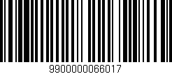 Código de barras (EAN, GTIN, SKU, ISBN): '9900000066017'