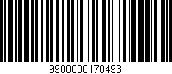 Código de barras (EAN, GTIN, SKU, ISBN): '9900000170493'