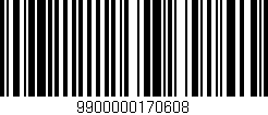 Código de barras (EAN, GTIN, SKU, ISBN): '9900000170608'