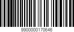 Código de barras (EAN, GTIN, SKU, ISBN): '9900000170646'