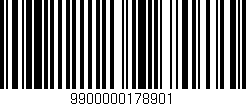 Código de barras (EAN, GTIN, SKU, ISBN): '9900000178901'