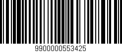 Código de barras (EAN, GTIN, SKU, ISBN): '9900000553425'
