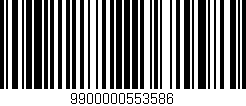 Código de barras (EAN, GTIN, SKU, ISBN): '9900000553586'