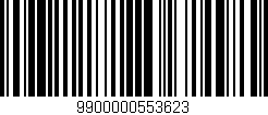 Código de barras (EAN, GTIN, SKU, ISBN): '9900000553623'