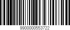 Código de barras (EAN, GTIN, SKU, ISBN): '9900000553722'